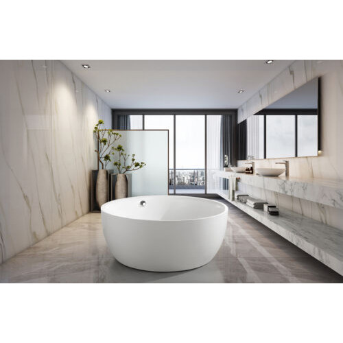 Runder Badewanne Standbadewanne Badezimmer Wanne Freistehende Weiß