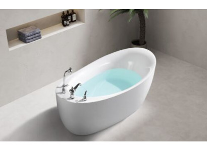 Badewanne Ovale Wanne Badewannen Freistehende 160x80 Armaturen Komplett