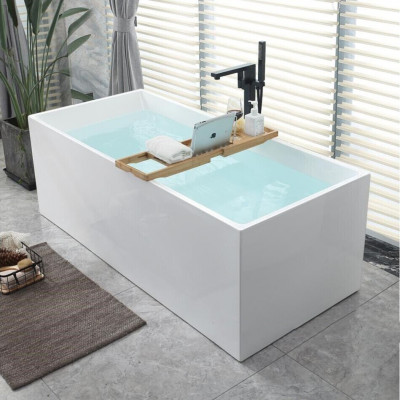 Standbadewanne Badezimmer Acryl Badewanne Wanne Weiß Zeitgenössisch