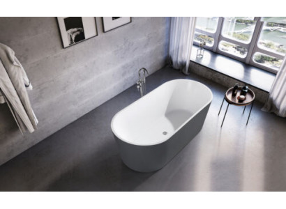 Wanne Badezimmer Acryl Badewanne Standbadewanne Freistehende Grau