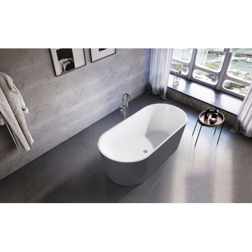 Wanne Badezimmer Acryl Badewanne Standbadewanne Freistehende Grau