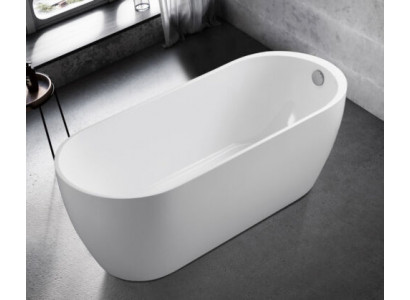 Wanne Badezimmer Acryl Badewanne Weiß Standbadewanne Zeitgenössisch