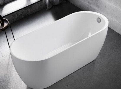Wanne Badezimmer Acryl Badewanne Weiß Standbadewanne Zeitgenössisch