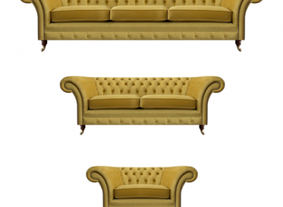 Sofagarnitur Luxus Set 3tlg Polstermöbel Einrichtung Chesterfield Couchen 3+2+1