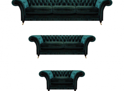 Wohnzimmer Luxus Einrichtung Komplett Sofas Couchen Chesterfield Polster 3+2+1