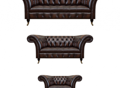 Wohnzimmer Polstermöbel Chesterfield Sofas Couch Leder Luxus Sofa Set