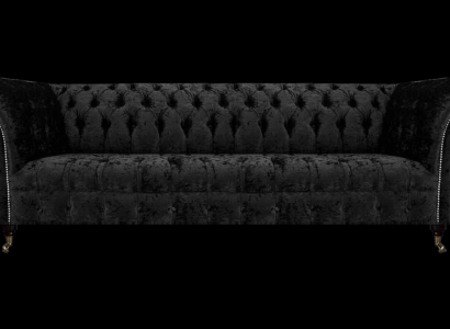 Wohnzimmer Chesterfield Viersitzer Sofa Couch Polstermöbel Einrichtung Neu