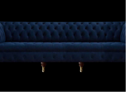 Viersitzer Sofa Couch Wohnzimmer Chesterfield Polstermöbel Design Einrichtung