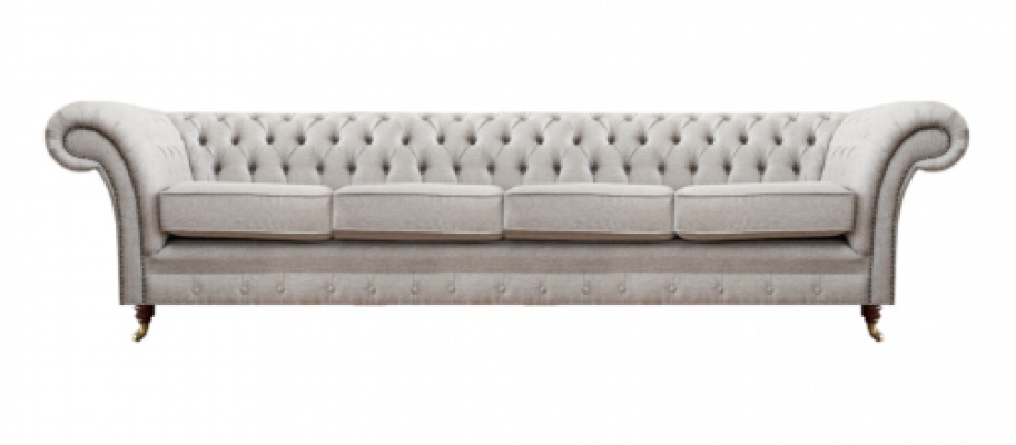 Luxus Neu Chesterfield Sofa Viersitzer Couch Polstermöbel Textil Wohnzimmer