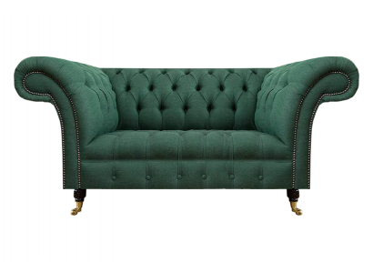 Wohnzimmer Sofa Grün Zweisitzer Sofas Polstermöbel Chesterfield Neu