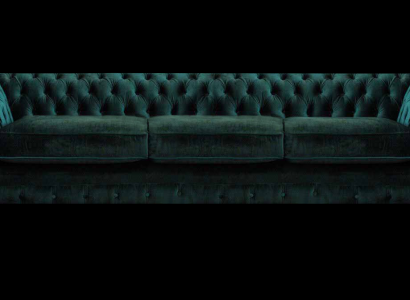 Chesterfield Möbel Wohnzimmer Sofa Couch Dreisitze Einrichtung Polstermöbel