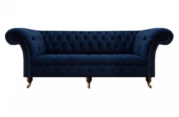 Design Einrichtung Chesterfield Sofa Dreisitzer Couch Wohnzimmer Neu