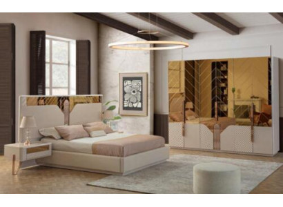 Moderne Weiße Schlafzimmer Garnitur Designer Kleiderschrank 4tlg Set