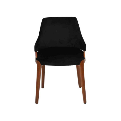 Modern Schwarz 6x Stühle Luxus Holz Möbel Stühle Design Einrichtung Neu