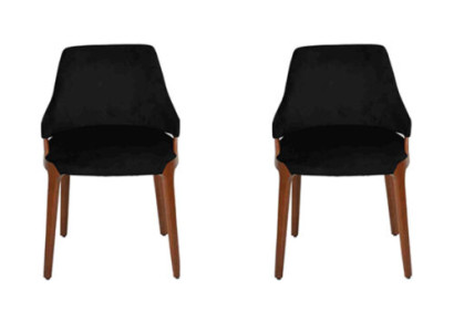 Esszimmer 2x Stühle Modern Holz Möbel Stühle Luxus Design Einrichtung Neu