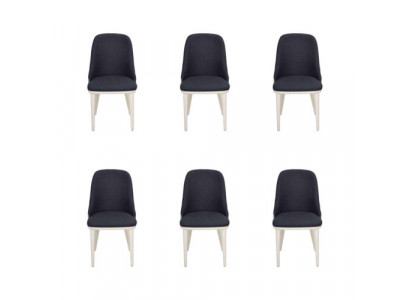 Esszimmer Mehrfarbig 6x Stühle Modern Esszimmer Stühle Luxus Design Neu