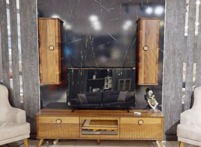 Stilvoller Hellbrauner TV-Lowboard Designer RTV Wohnzimmer Sideboard