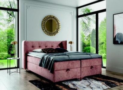 Schlafzimmer Möbel Boxspringbett Bett 160x200cm Modern Design Einrichtung