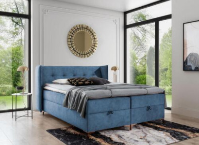 Modern Schlafzimmer Luxus Bett Polsterbett Einrichtung Design Polstermöbel