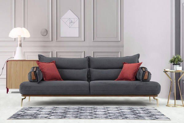 Designer Sofagarnitur 3+3+1+1 Sitzer Perfekte Wohnzimmer Set von 4tlg neu