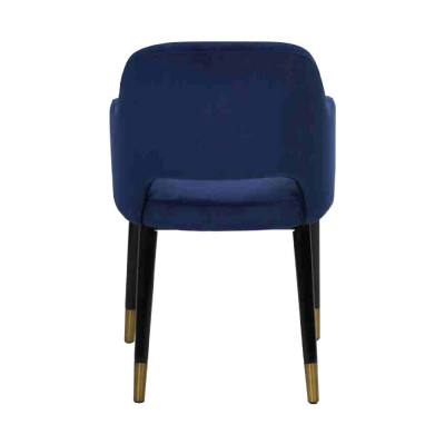 Luxus 6x Stühle Blauer Küchenmöbel Designer Modern Esszimmerstuhl Holzmöbel