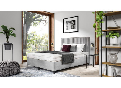 Polsterbett Schlafzimmer Bett Luxus neu Design Modern Holz Einrichtung Textil