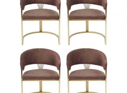 Design Lehn Garnitur Sessel Komplett Modernes Set Neu 4x Stühle Stuhl Polster