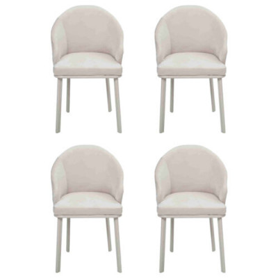 Esszimmerstuhl Weiß 4x Stühle Esszimmer Modern Stuhle Holz Design neu