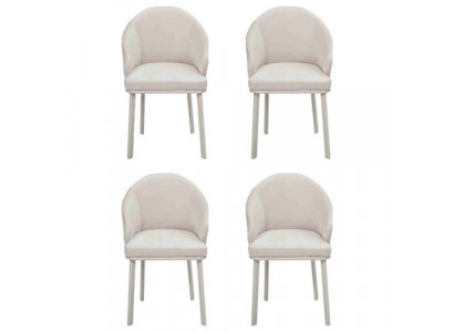 Esszimmerstuhl Weiß 4x Stühle Esszimmer Modern Stuhle Holz Design neu