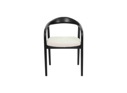 Schwarz-Weiße Esszimmer Stühle Luxuriöse Küchen Sitz Möbel Metallstühle