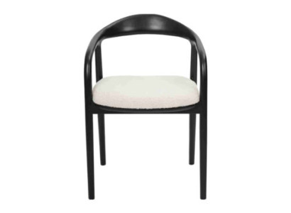 Schwarz-Weiße Esszimmer Stühle Luxuriöse Küchen Sitz Möbel Metallstühle