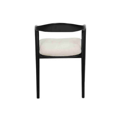 Schwarz-Weiße Esszimmer Stühle Luxuriöse Küchen Sitz Möbel Metallstühle