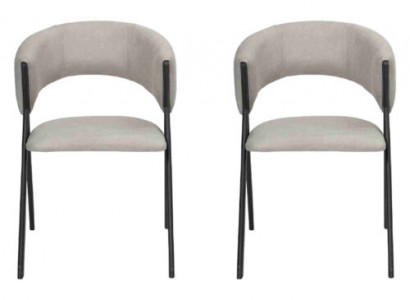 Esszimmer Luxus Designer Stil Modern 2x Stühle Polstersitz Einrichtung Neu