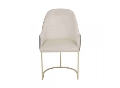 Weißer Polsterstuhl Esszimmerstuhl Küchenstühle Designer Sitzmöbel Neu