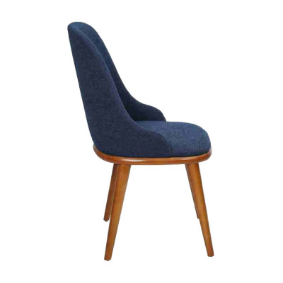 Stilvolle Blaue Esszimmer Stühle Designer Einrichttung Stuhl-Set Möbel