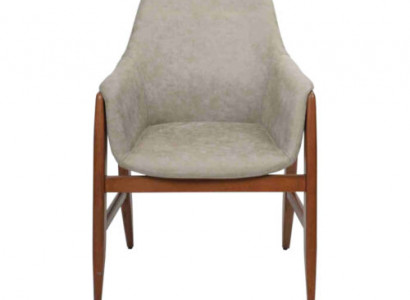 Esszimmerstuhl Stuhl Küchenstuhl Lehnstuhl Holz Stoff Modern Grau Stuhl