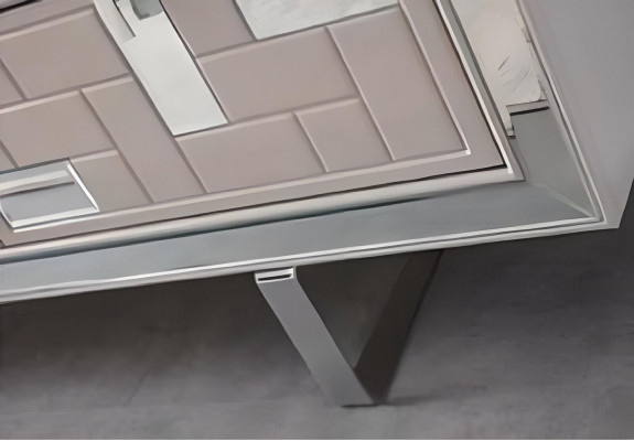 Wohnwand Sideboard TV Ständer Wandpanel Weiß RTV Lowboard Moderne