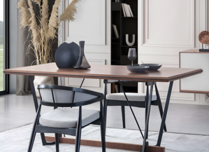 Esszimmertisch Holztisch Esstisch Tisch Esszimmer Braun Holz 180 cm