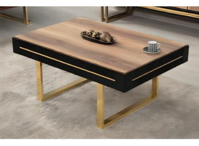 Couchtisch Kaffeetisch Sofatisch Beistelltisch Holz Braun Tisch Design