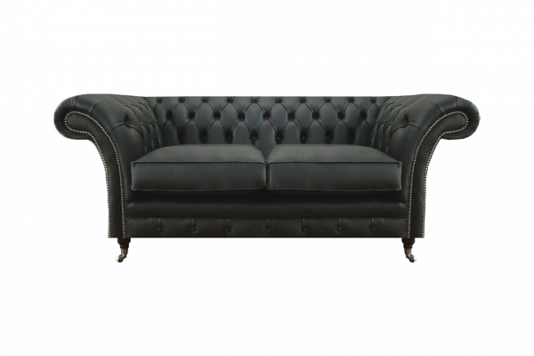 Zweisitzer Sofa Chesterfield Wohnzimmer Modern Textil Einrichtung Polstermöbel