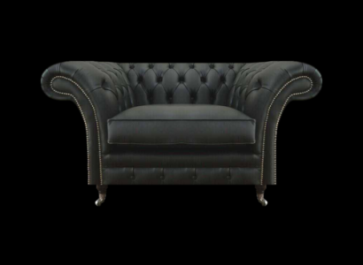 Modern Chesterfield Sessel Wohnzimmer Polstermöbel Textil Polsteritz