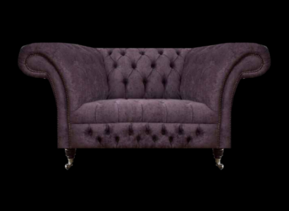 Chesterfield Sessel Polstermöbel Wohnzimmer Polstersitz Luxus Stoff Neu