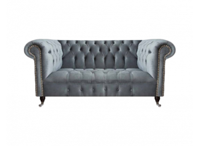 Sofa Zweisitzer Luxus Möbel Wohnzimmer Couch Einrichtung Chesterfield Sitz