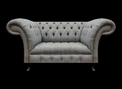 Wohnzimmer Zweisitzer Sofa Couch Luxus Chesterfield Sitz Polstermöbel Textil