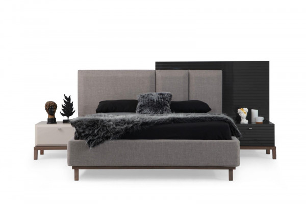 Exklusives Schlafzimmer Set Stilvolles Polsterbett Schminktisch 4tlg