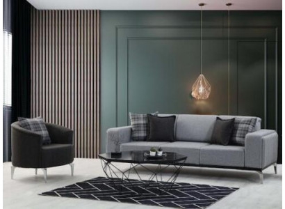 Design Wohnzimmer Set Exklusive Sofagarnitur 3+1 Sitzer Neuheit 2tlg.