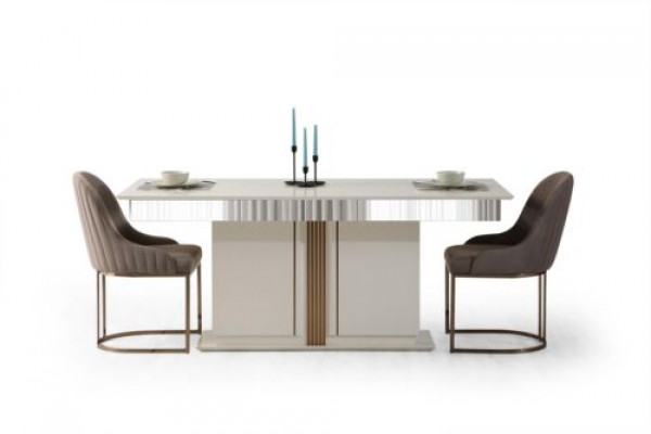 Luxus Esszimmer Set Esstisch mit 4x Stühle Neu Komplett Modern Möbel 5tlg.
