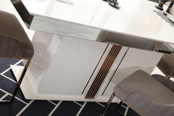 Luxus Esszimmer Set Esstisch mit 4x Stühle Neu Komplett Modern Möbel 5tlg.