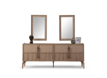 Anrichte Sideboard Luxus Designer Holz Regal Schrank Möbel Beige