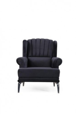 Perfekte Sessel Holz Design Wohnzimmer Möbel Blau farbe Luxus Stil